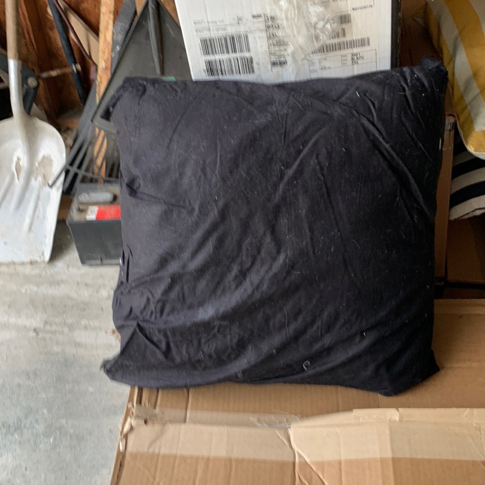 Black pillow